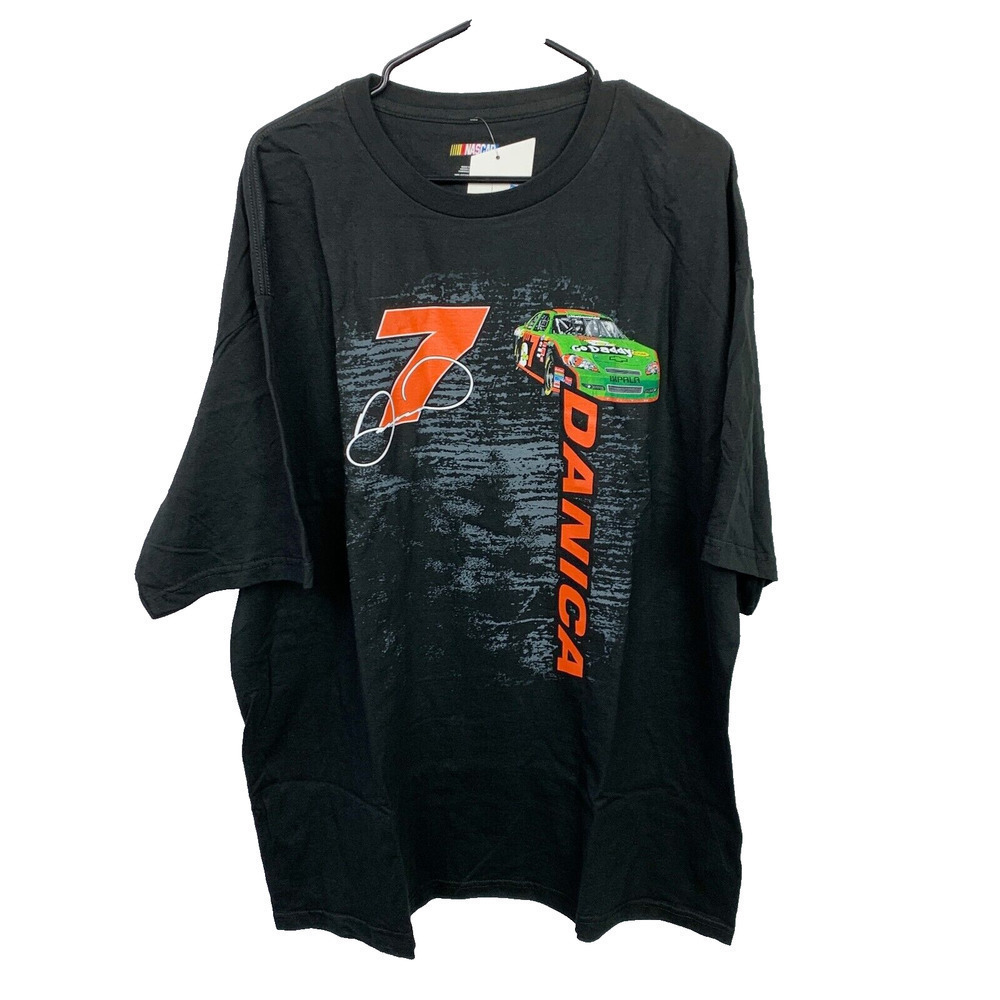 Nascar #7 Danica Patrick Go Daddy Screenprint Tee T-Shirt 2X XXL NWT
